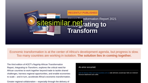 acetforafrica.org alternative sites