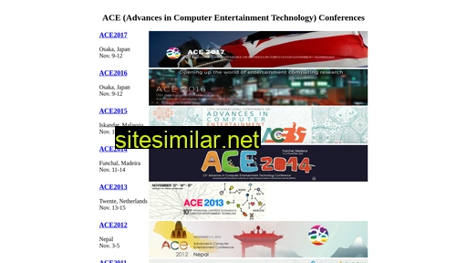 Ace-conf similar sites