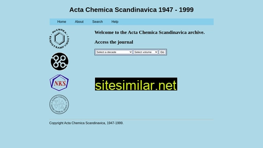 actachemscand.org alternative sites