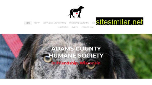 adamscountyhumanesociety.org alternative sites