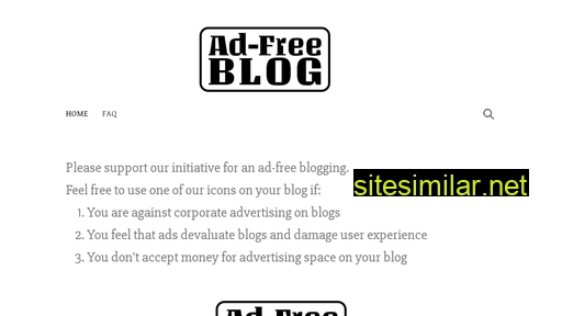 Adfreeblog similar sites