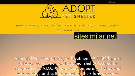 adoptpetshelter.org alternative sites