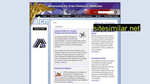 afcm.org alternative sites