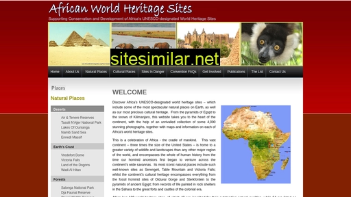 Africanworldheritagesites similar sites