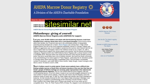 ahepamarrow.org alternative sites
