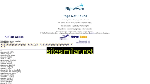 Airportcodes similar sites