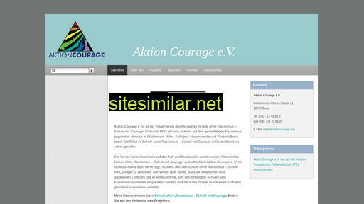 aktioncourage.org alternative sites