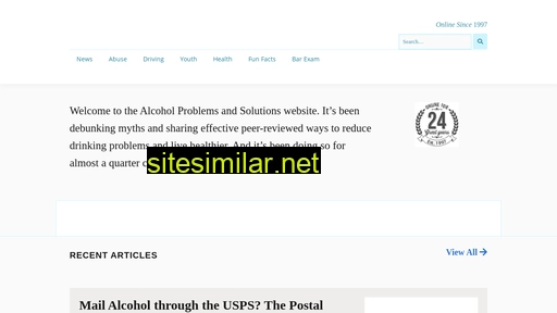 Alcoholproblemsandsolutions similar sites