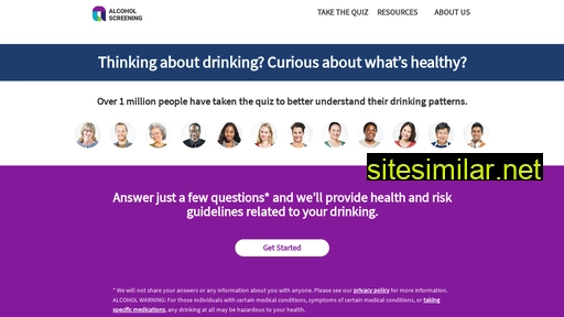 alcoholscreening.org alternative sites