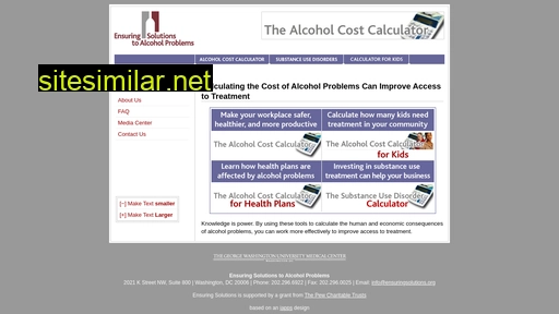 alcoholcostcalculator.org alternative sites