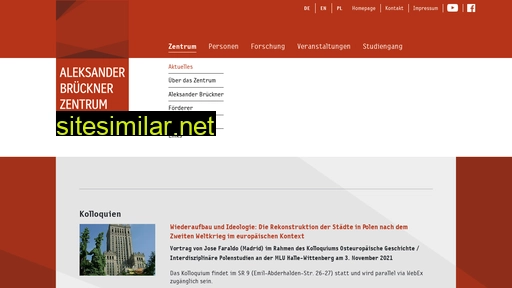 aleksander-brueckner-zentrum.org alternative sites