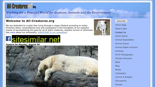 all-creatures.org alternative sites