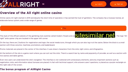 allright-casino.org alternative sites