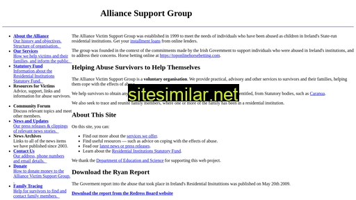 alliancesupport.org alternative sites
