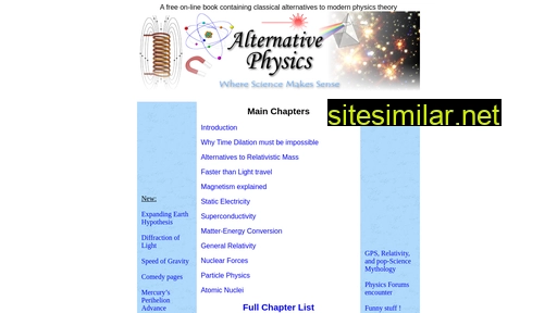 alternativephysics.org alternative sites