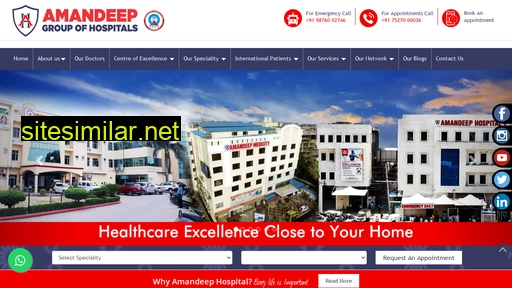 amandeephospital.org alternative sites