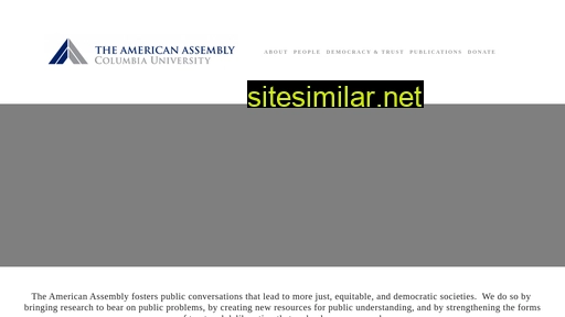 americanassembly.org alternative sites