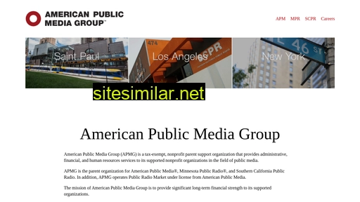americanpublicmediagroup.org alternative sites
