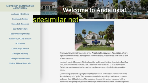 Andalusia-hoa similar sites