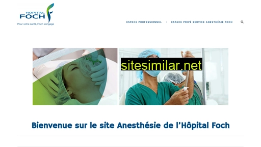Anesthesie-foch similar sites