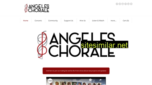 angeleschorale.org alternative sites