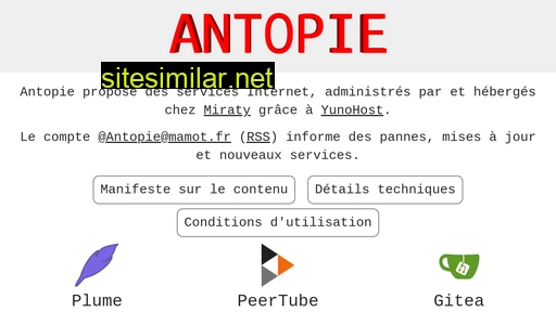 antopie.org alternative sites