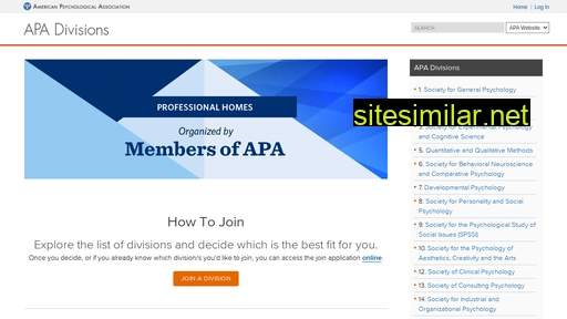 apadivisions.org alternative sites