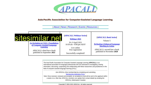 apacall.org alternative sites