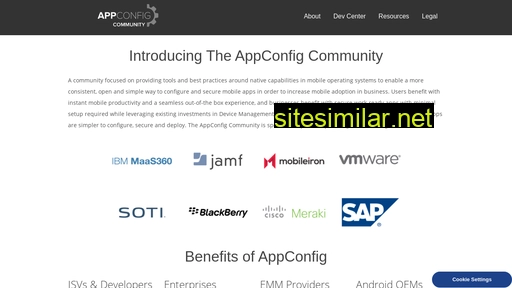 Appconfig similar sites