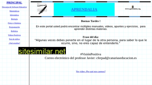 aprendalia.org alternative sites