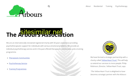 arboursassociation.org alternative sites