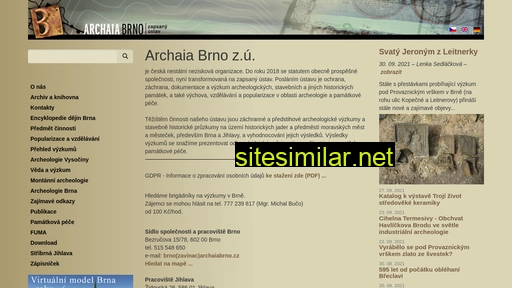 archaiabrno.org alternative sites