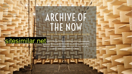 archiveofthenow.org alternative sites
