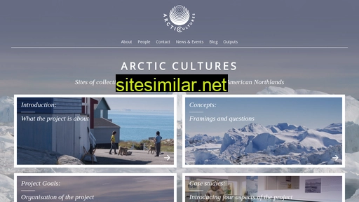 Arcticcultures similar sites