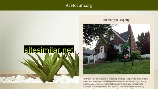 Areforum similar sites