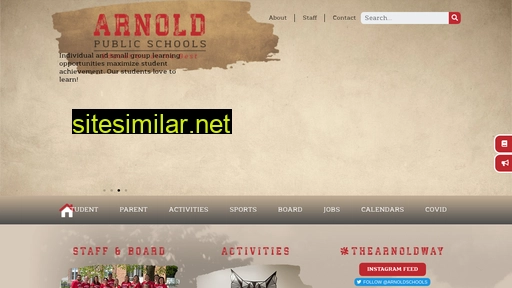 Arnoldpublicschools similar sites