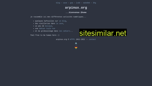 arpinux.org alternative sites