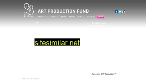 artproductionfund.org alternative sites