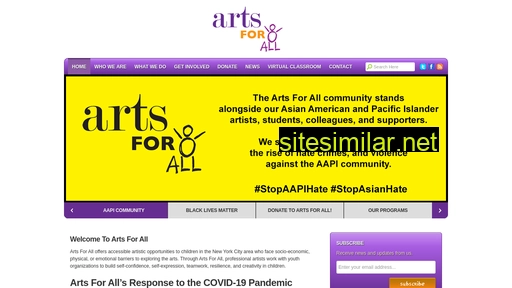 arts-for-all.org alternative sites