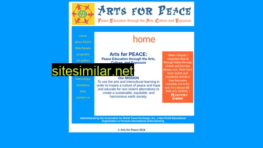arts-for-peace.org alternative sites