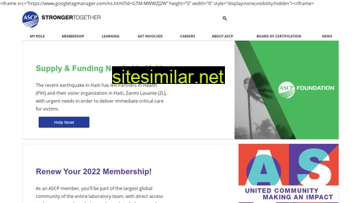 ascp.org alternative sites