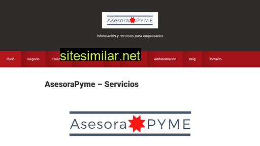 Asesorapyme similar sites