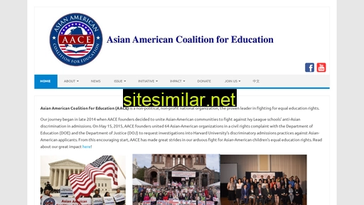 asianamericanforeducation.org alternative sites