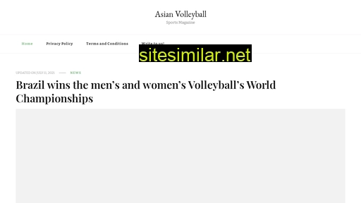 Asianvolleyball similar sites