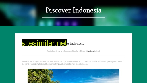 Asitaindonesia similar sites