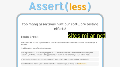 assertless.org alternative sites