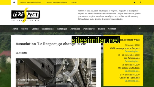 association-le-respect.org alternative sites