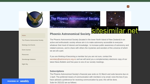 Astronomynz similar sites