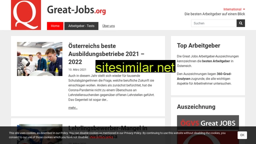 at.great-jobs.org alternative sites