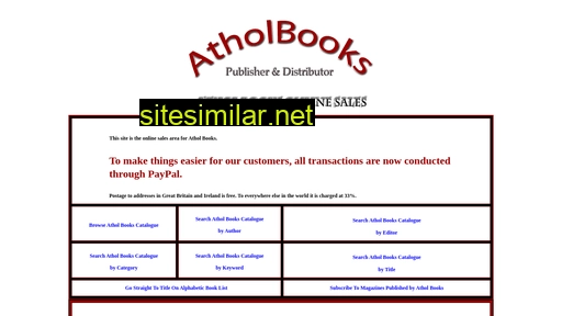 Atholbooks-sales similar sites